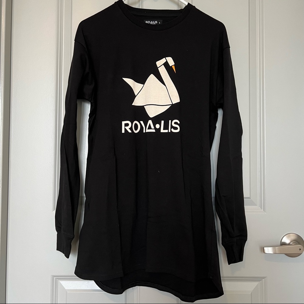 Large- Mens Long Sleeve- Boutique Biz Roya Lis